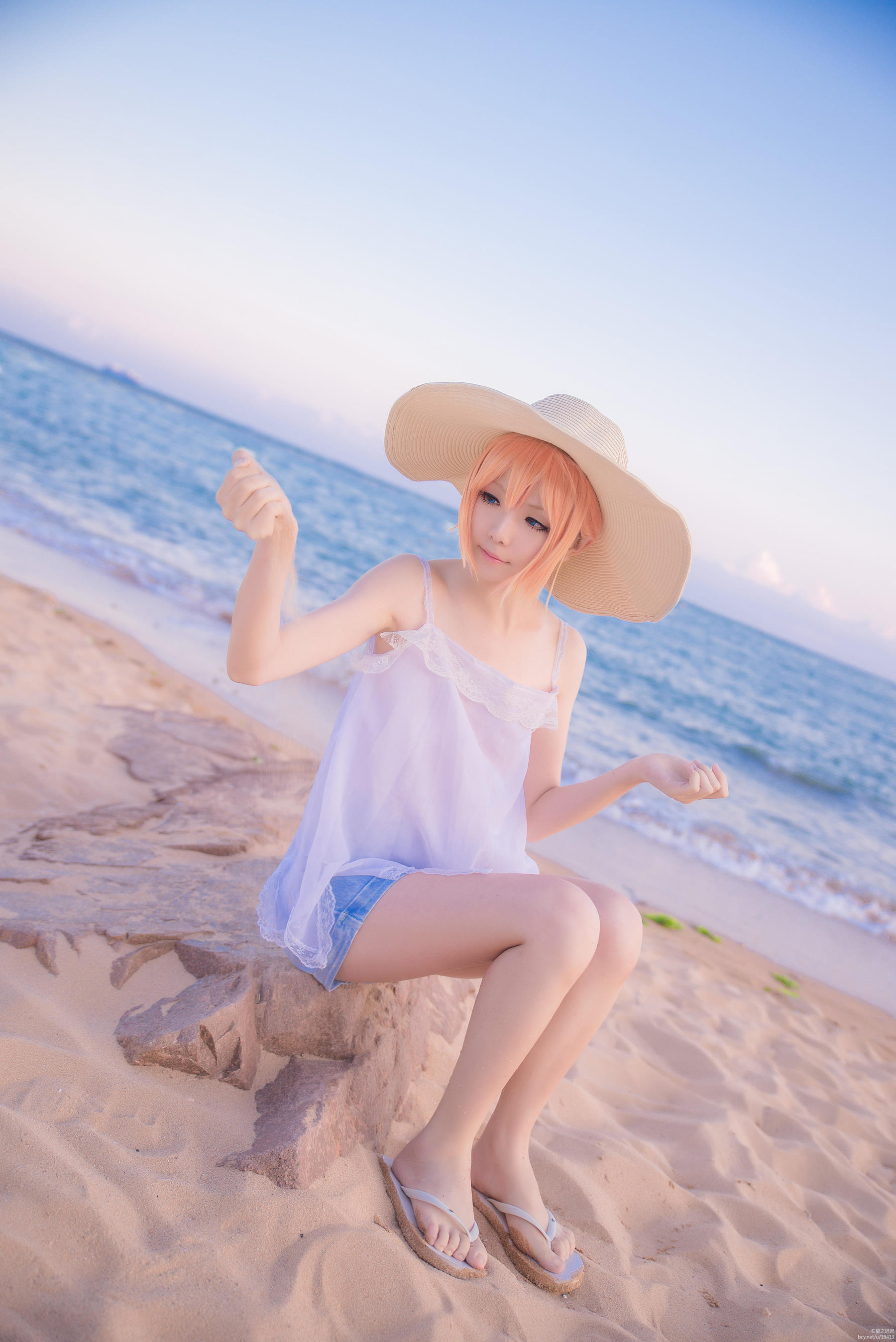 [网红Coser]星之迟迟《刀剑乱舞COS乱藤四郎》写真集插图3